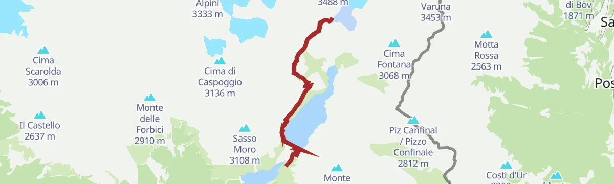 Route map: Un po’ di Islanda in Valmalenco